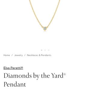 Tiffany gold Elsa Peretti Diamonds by the yard